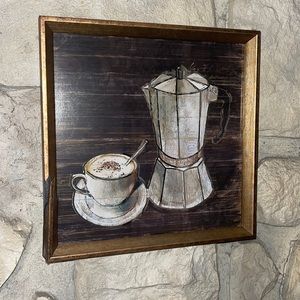 Kitchen glass covered home decor